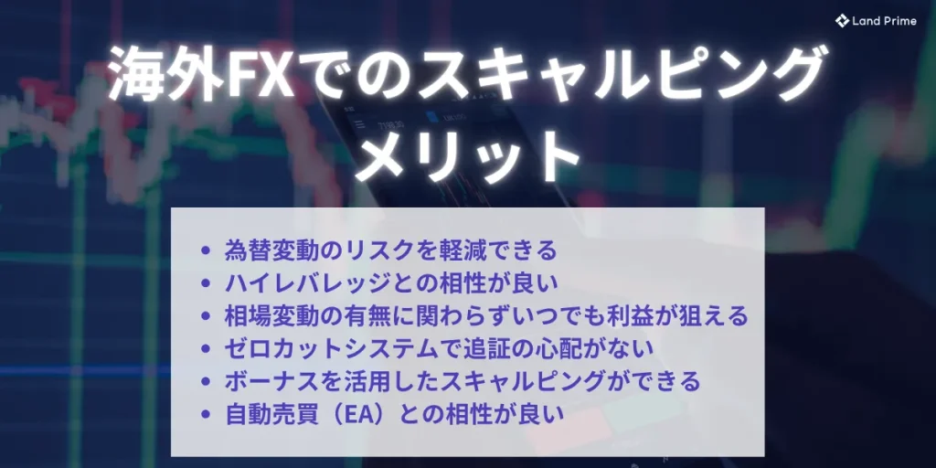 海外FXでスキャルピングをやるメリット