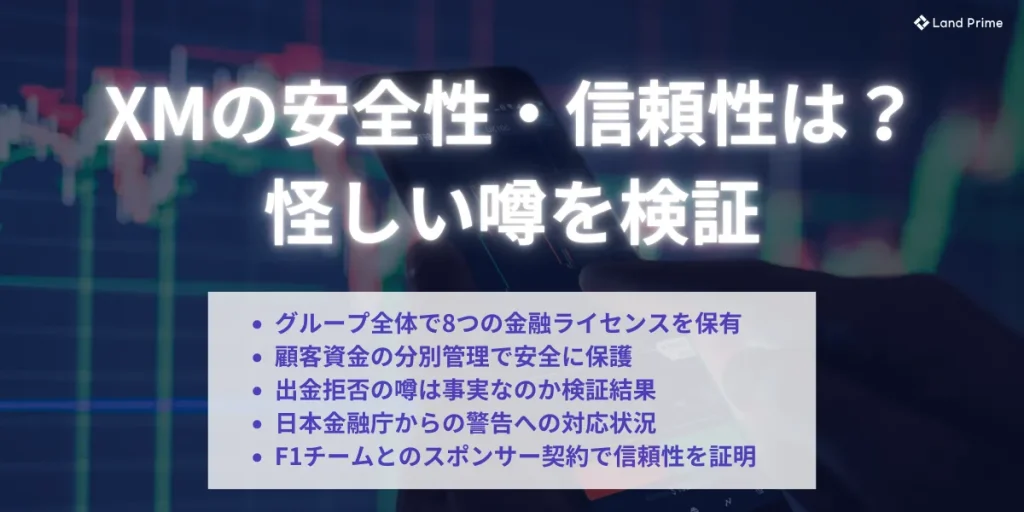 XMの安全性・信頼性は大丈夫？怪しい噂を検証