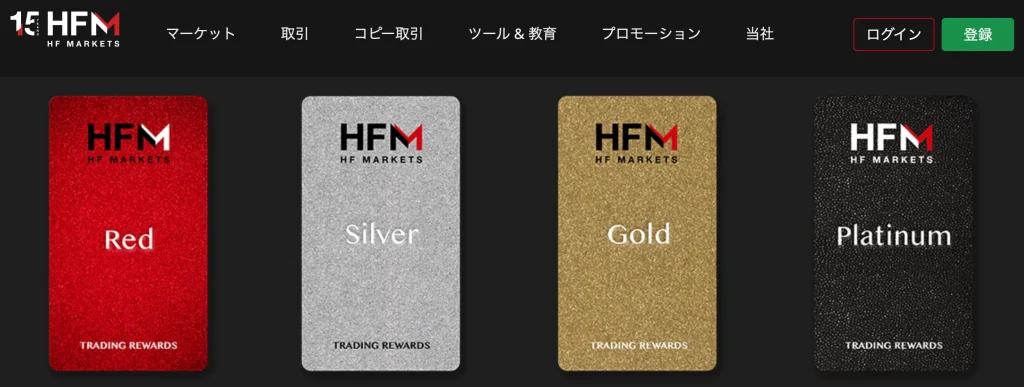 hfm公式サイト(ロイヤルティプログラム)