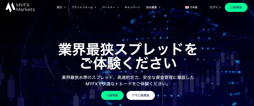海外fx口座開設ボーナスおすすめ第11位はmyfxmarkets