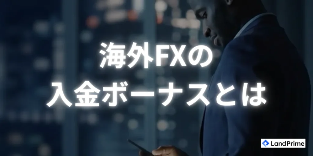 海外FXの入金ボーナスとは