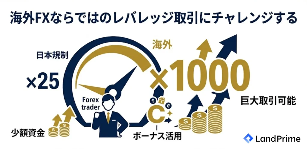 海外FXならではのレバレッジ取引に<br class="sp_">チャレンジする