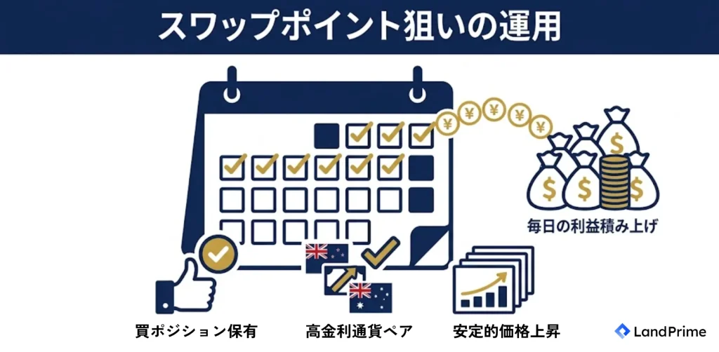 スワップポイント狙いの運用