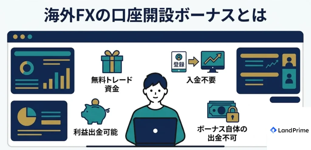 海外FXの口座開設ボーナスとは