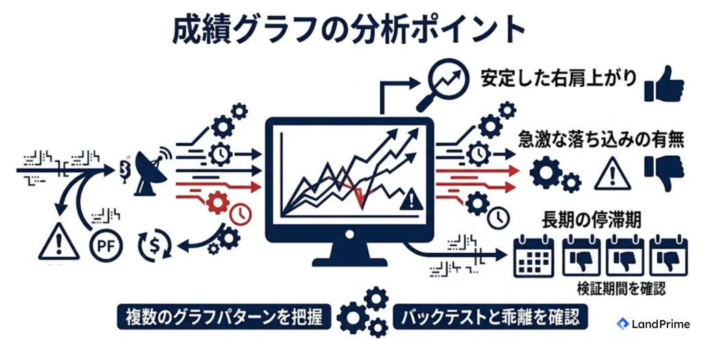 成績グラフの分析ポイント