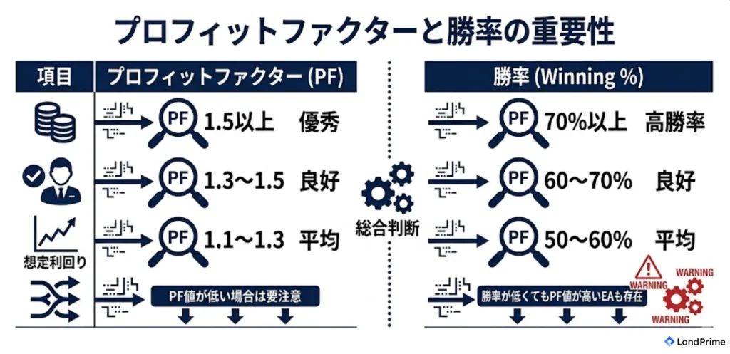 プロフィットファクターと勝率の重要性