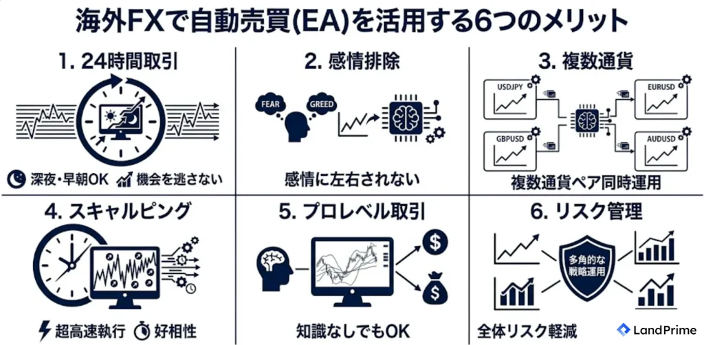 海外FXで自動売買(EA)を活用するメリット
