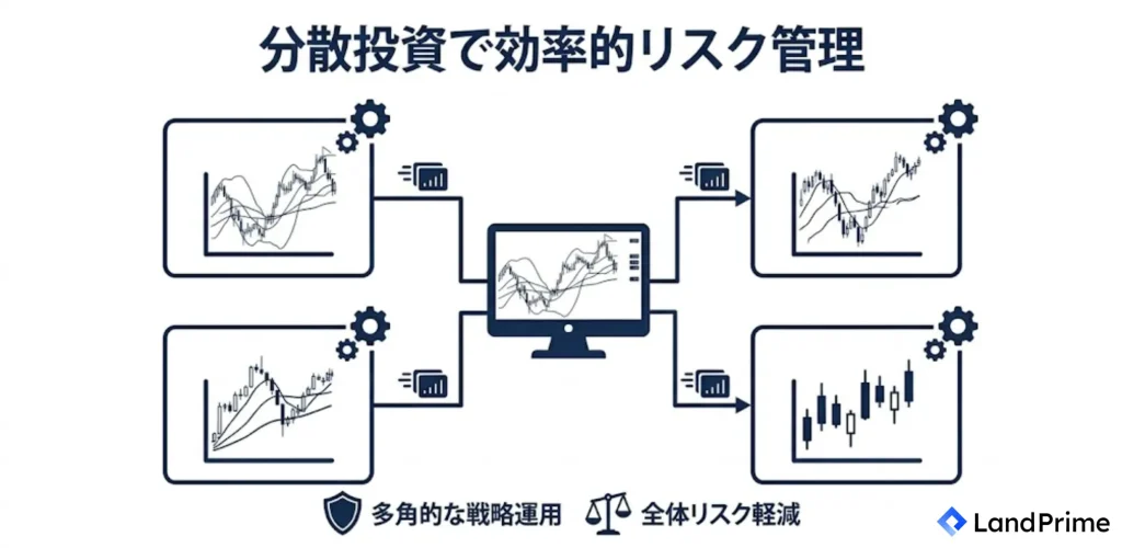 分散投資による効率的なリスク管理