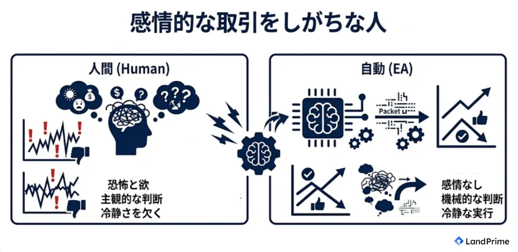 感情的な取引をしがちな人