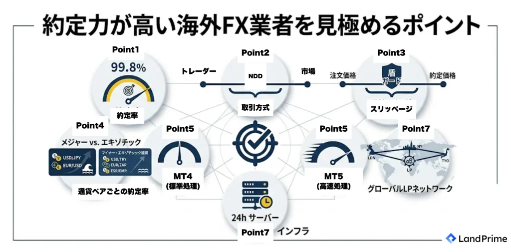 約定力が高い海外FX業者を見極めるポイント