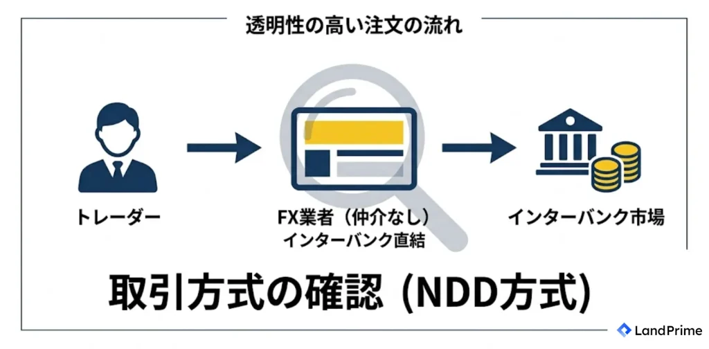 取引方式を確認する
