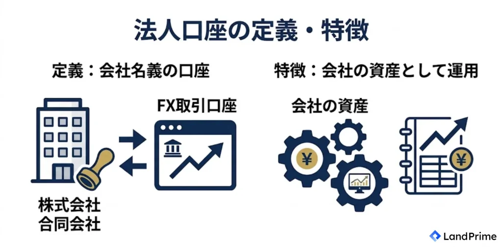 法人口座の定義・特徴