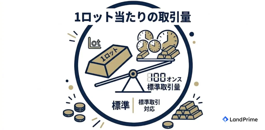 1ロット当たりの取引量