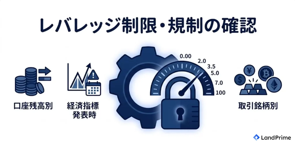 レバレッジ制限・規制の確認