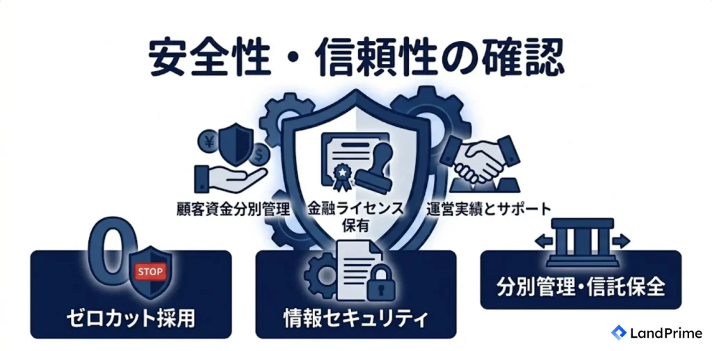 安全性・信頼性の確認