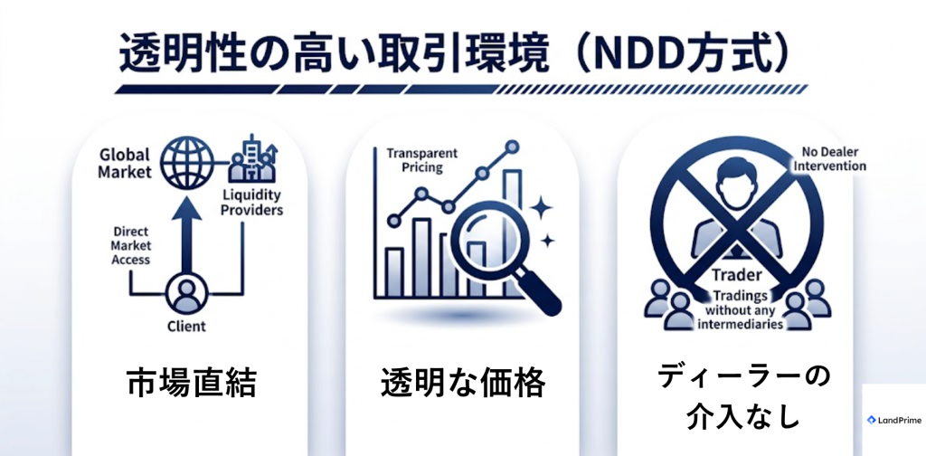 透明性の高い取引環境（NDD方式）