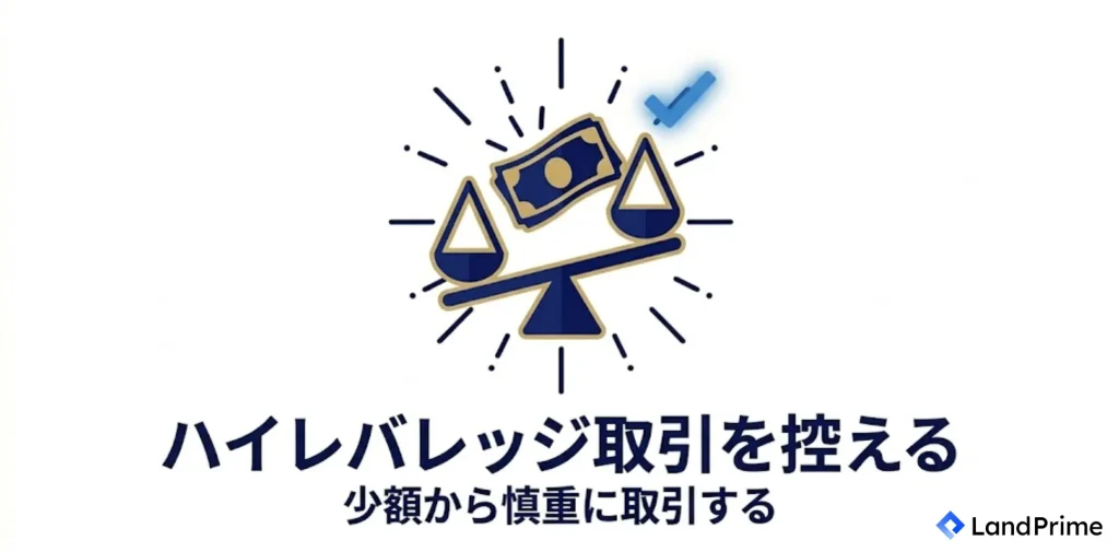 ハイレバレッジ取引を控える