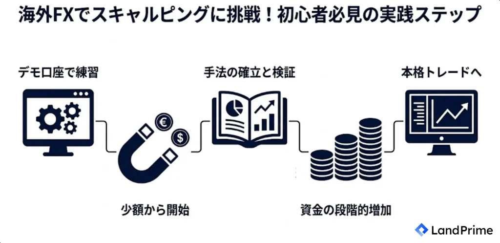 海外FXでスキャルピングに挑戦！初心者必見の実践ステップ