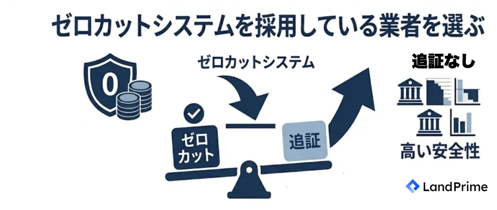 ゼロカットシステムを採用している業者を選ぶ