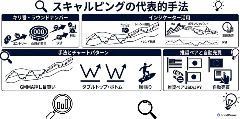 スキャルピングの代表的手法
