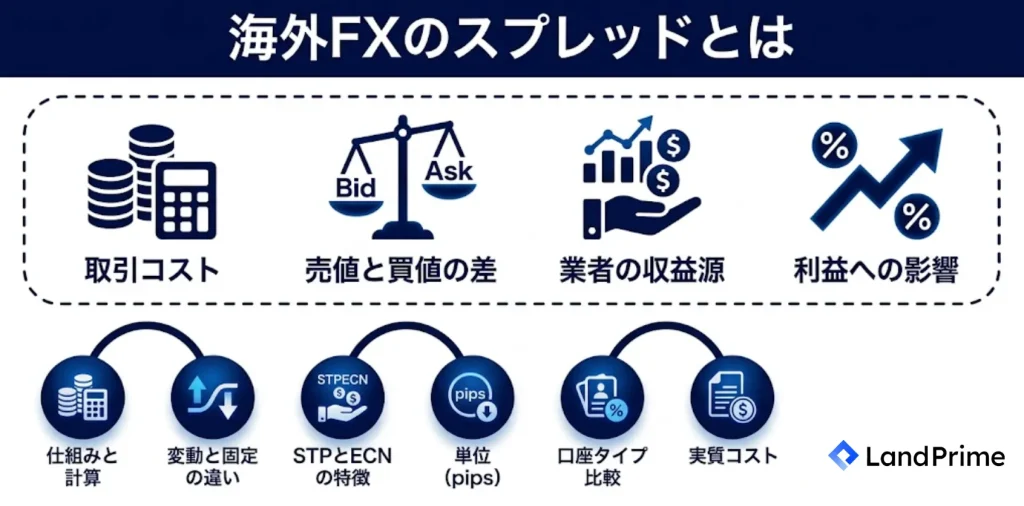 海外FXのスプレッドとは