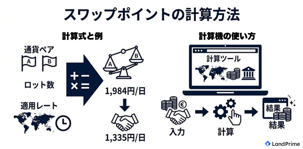 スワップポイントの計算方法