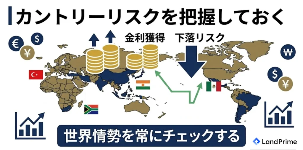 カントリーリスクを把握しておく