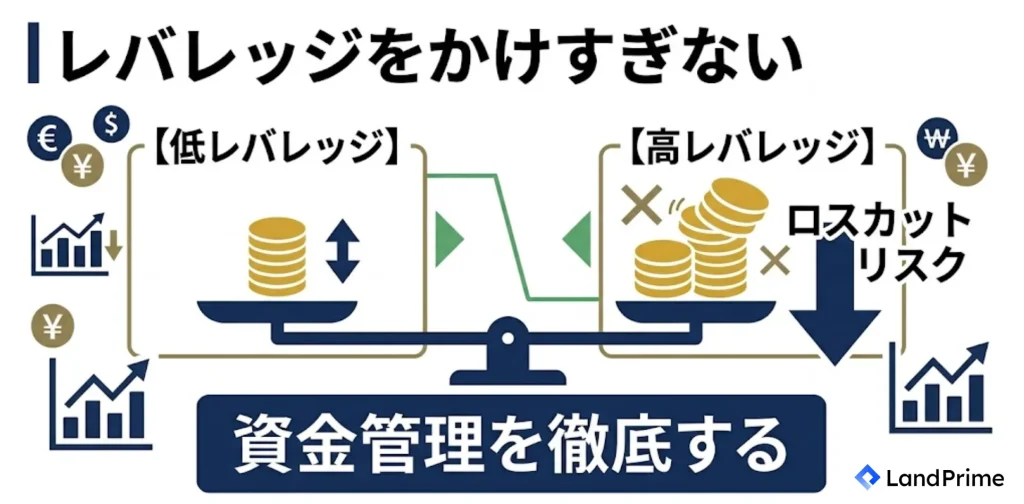 レバレッジをかけすぎない